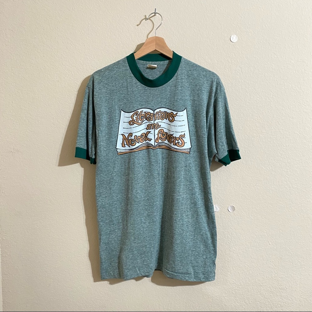 Vintage- 70s 80s Librarians Are Novel Lovers Shirt